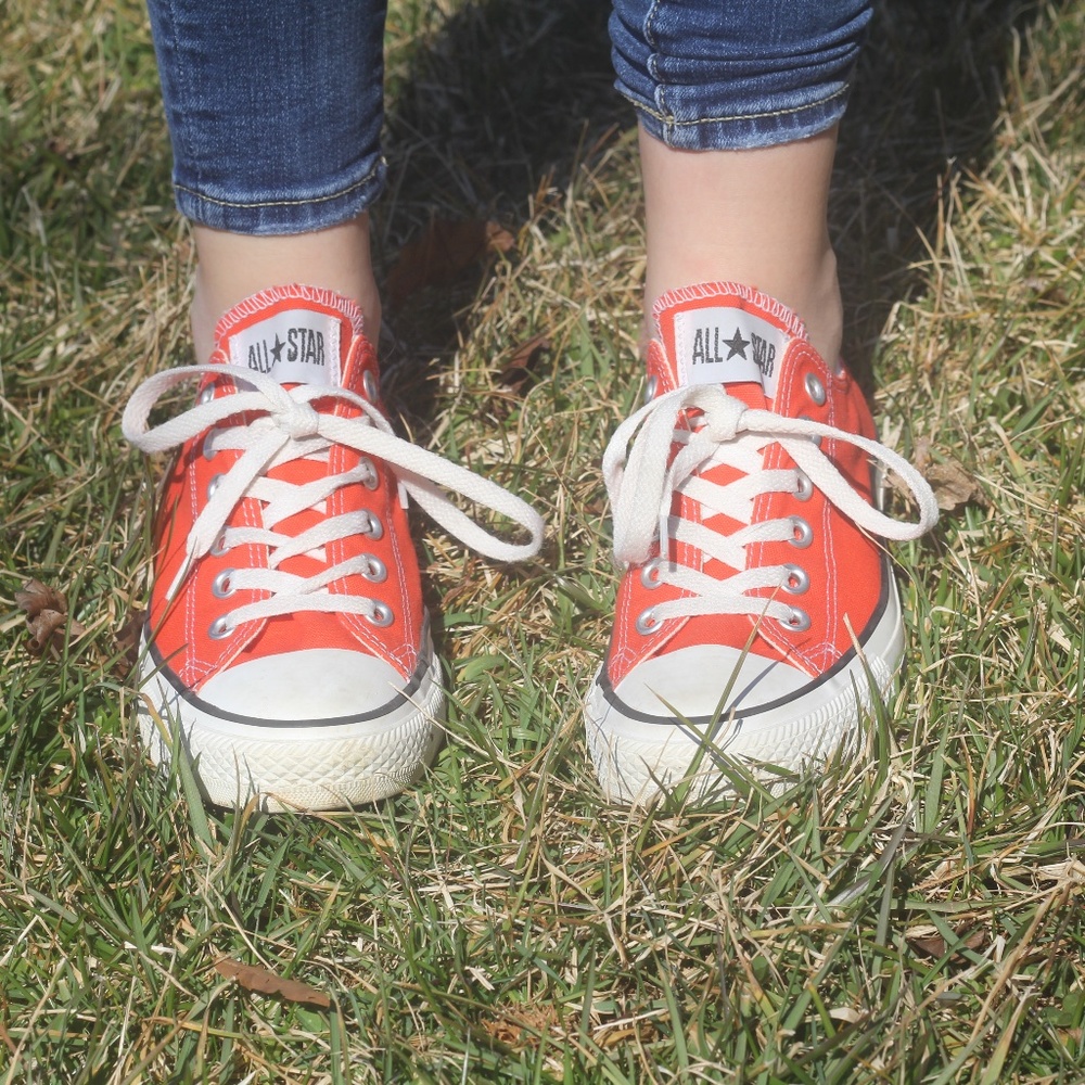 Red Low Top Converse
